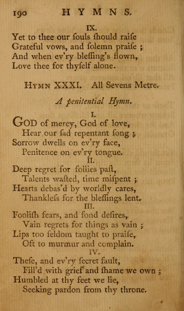 A Collection of Psalms and Hymns for Publick Worship page 186