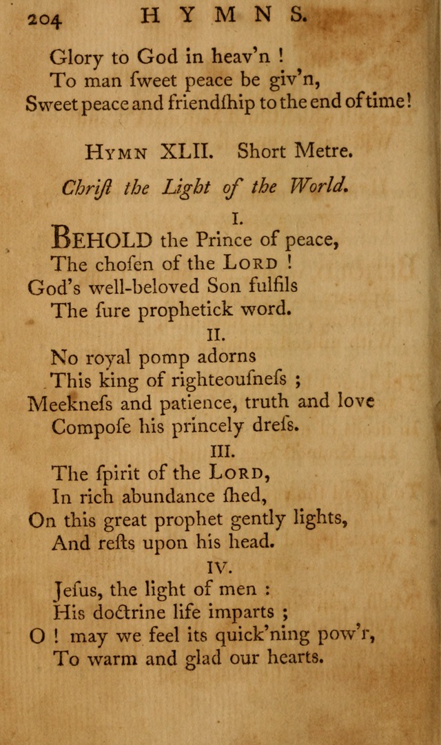 A Collection of Psalms and Hymns for Publick Worship page 200