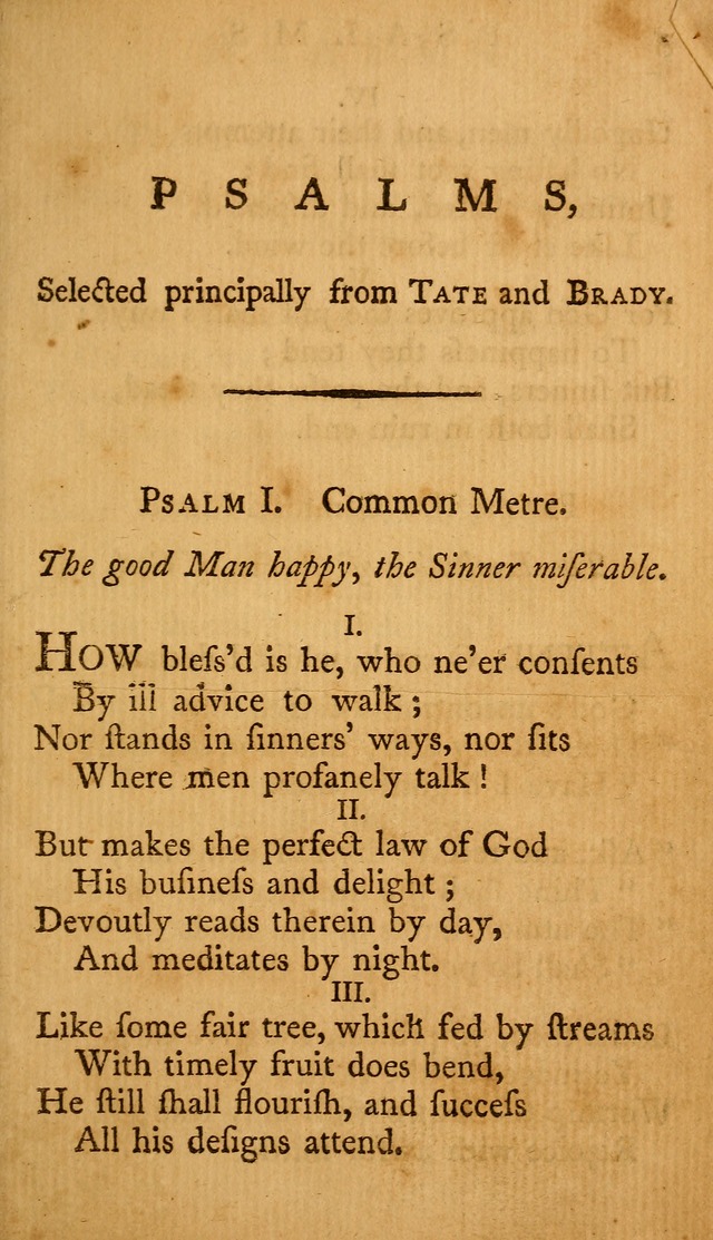 A Collection of Psalms and Hymns for Publick Worship page 3