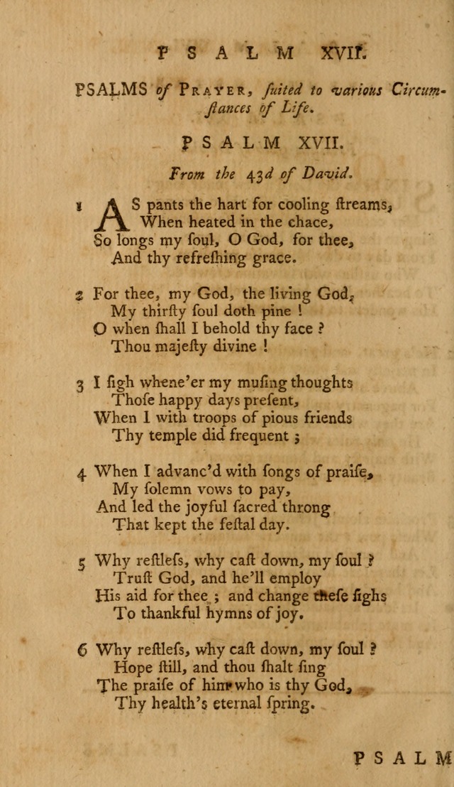 A Collection of Psalms and Hymns for Public Worship page 18