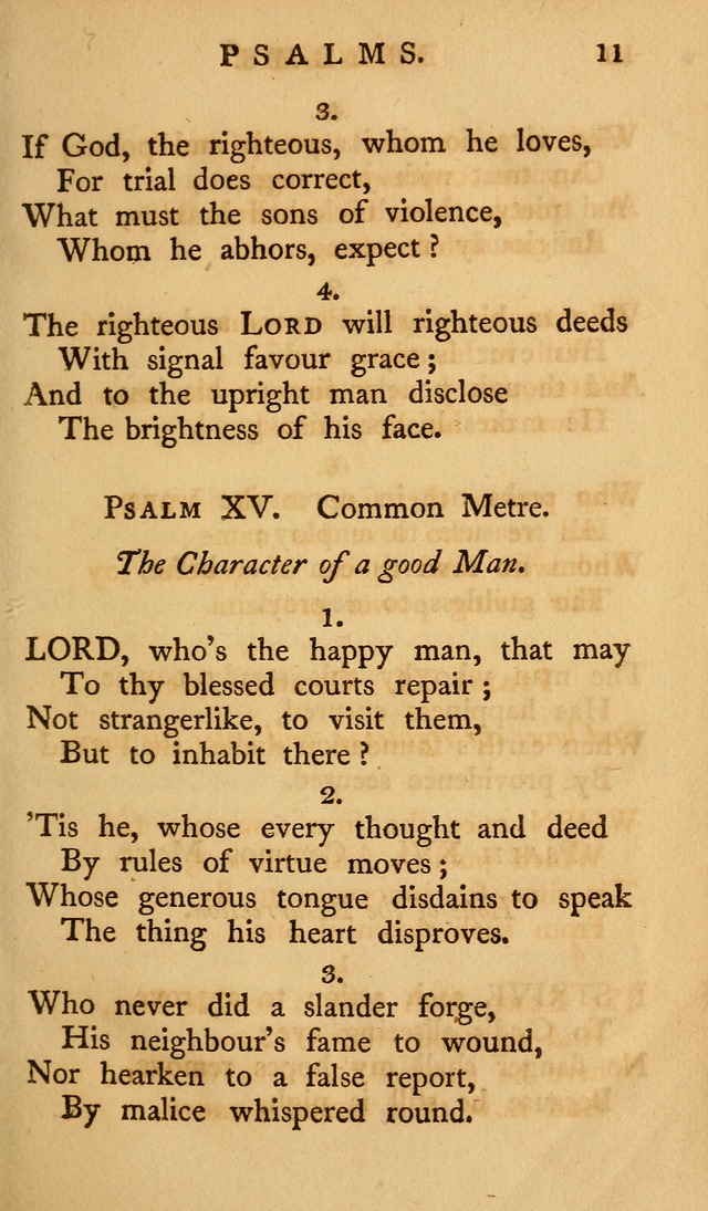 A Collection of Psalms and Hymns for Publick Worship (2nd ed.) page 11