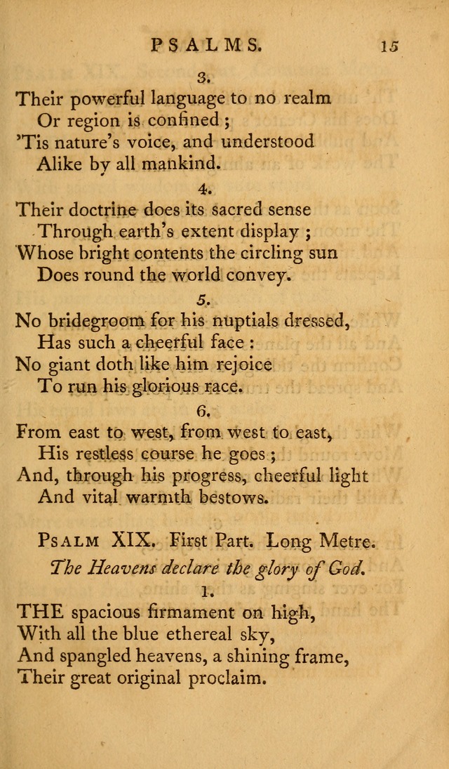 A Collection of Psalms and Hymns for Publick Worship (2nd ed.) page 15