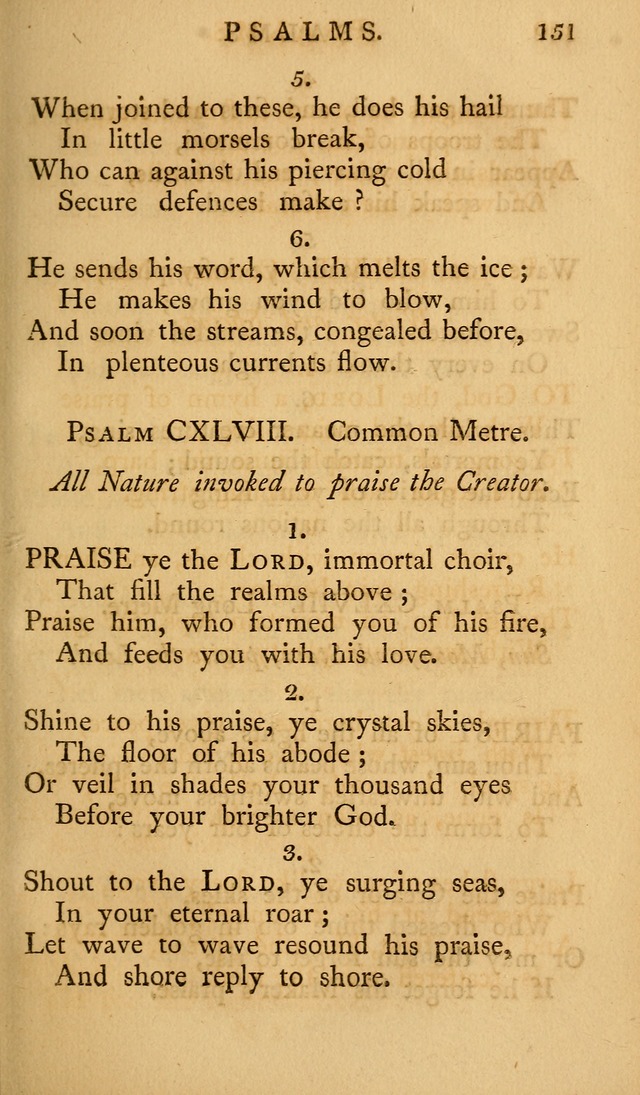 A Collection of Psalms and Hymns for Publick Worship (2nd ed.) page 151