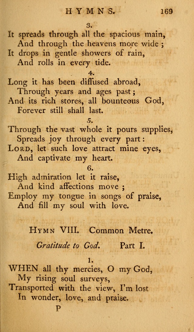 A Collection of Psalms and Hymns for Publick Worship (2nd ed.) page 169