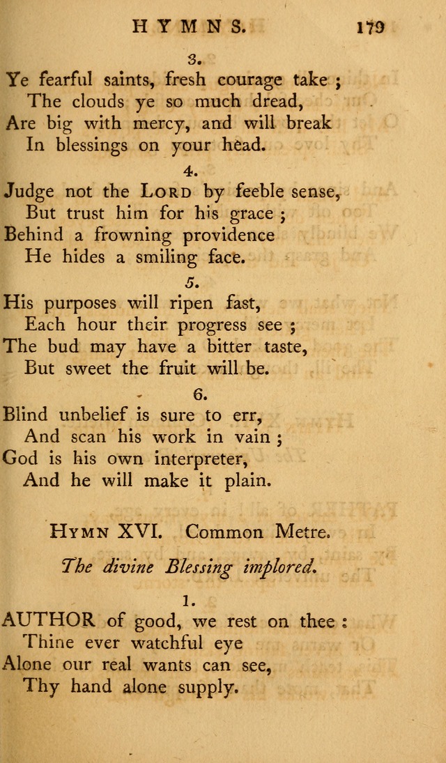 A Collection of Psalms and Hymns for Publick Worship (2nd ed.) page 179