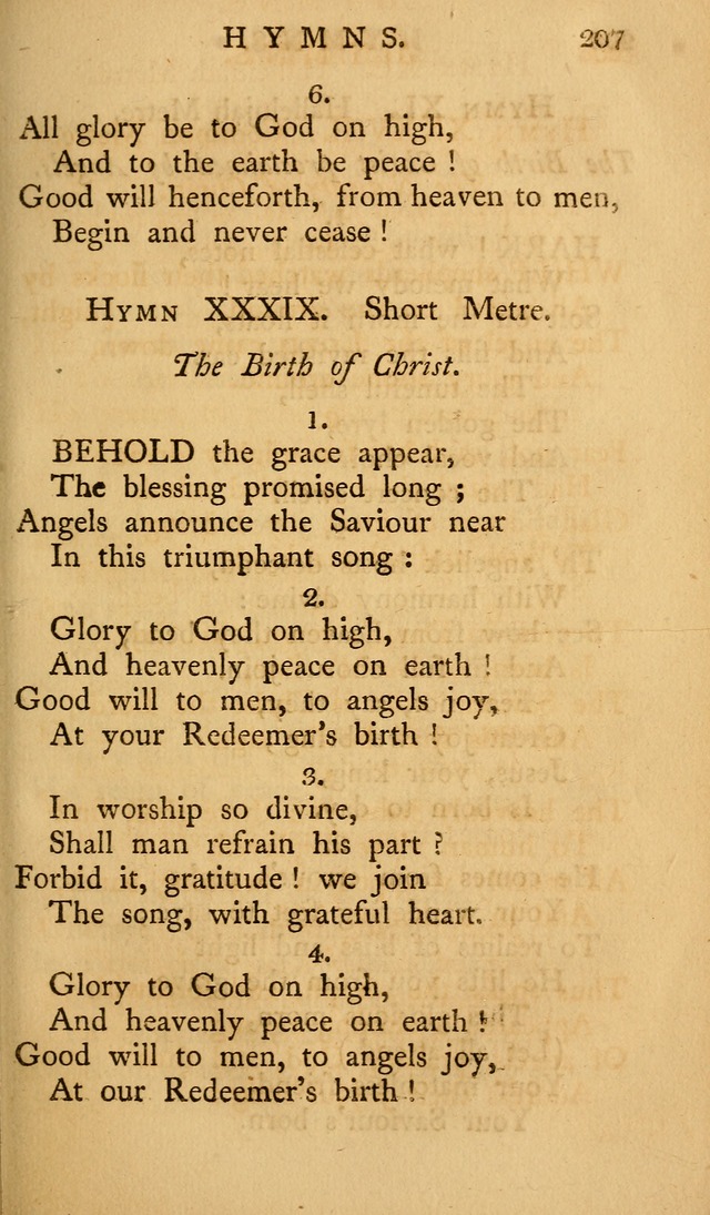 A Collection of Psalms and Hymns for Publick Worship (2nd ed.) page 207