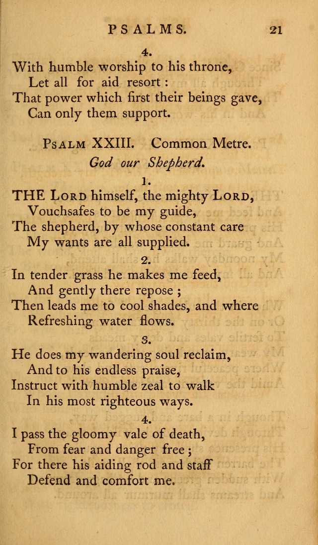 A Collection of Psalms and Hymns for Publick Worship (2nd ed.) page 21