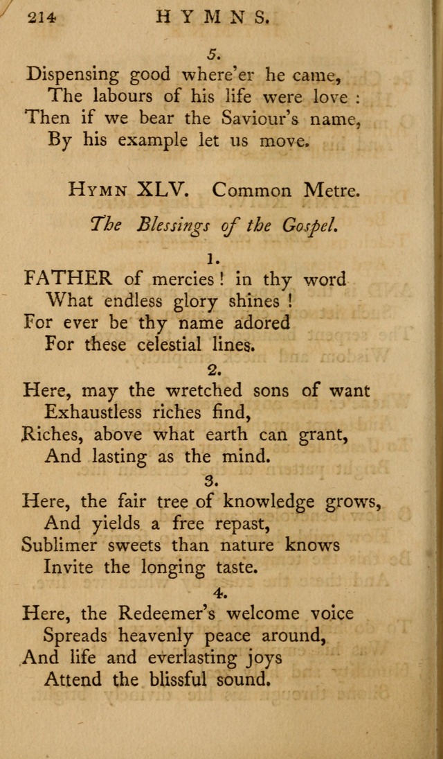 A Collection of Psalms and Hymns for Publick Worship (2nd ed.) page 214