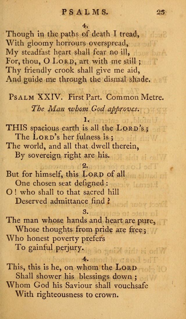 A Collection of Psalms and Hymns for Publick Worship (2nd ed.) page 23