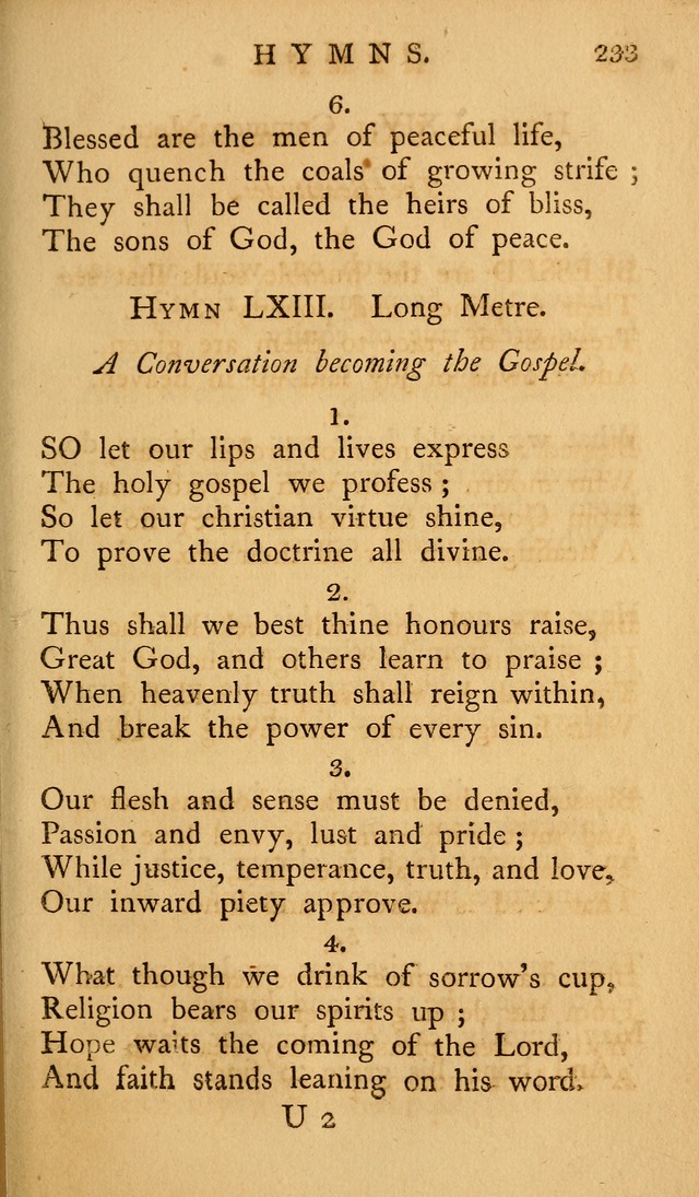 A Collection of Psalms and Hymns for Publick Worship (2nd ed.) page 233