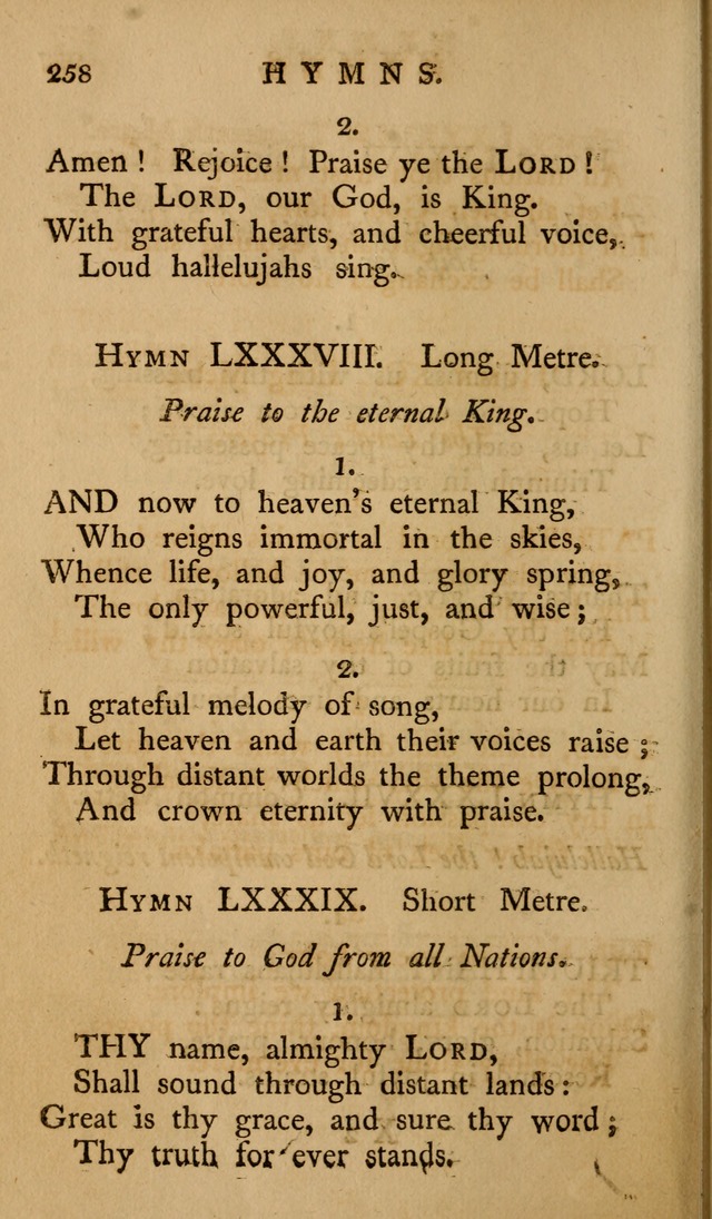 A Collection of Psalms and Hymns for Publick Worship (2nd ed.) page 258