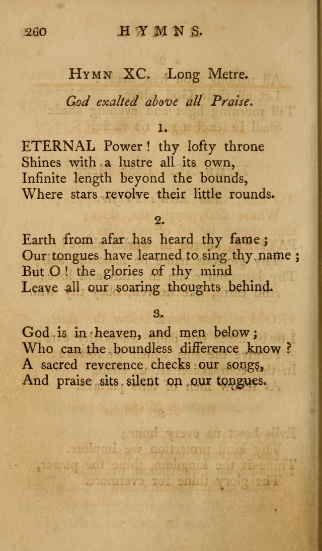 A Collection of Psalms and Hymns for Publick Worship (2nd ed.) page 260