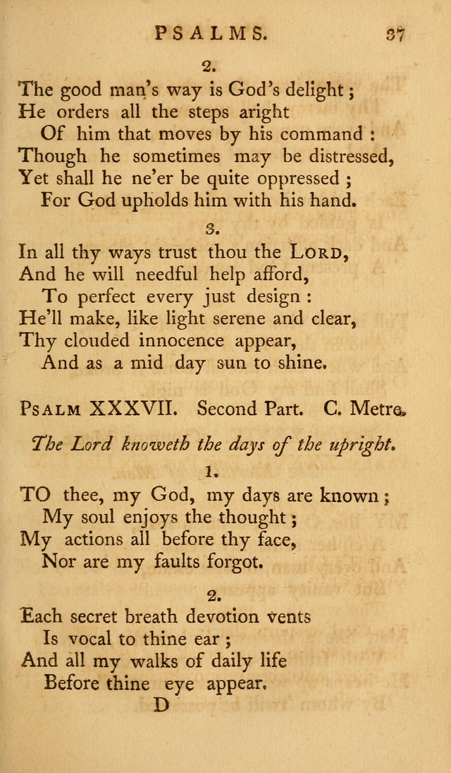 A Collection of Psalms and Hymns for Publick Worship (2nd ed.) page 37