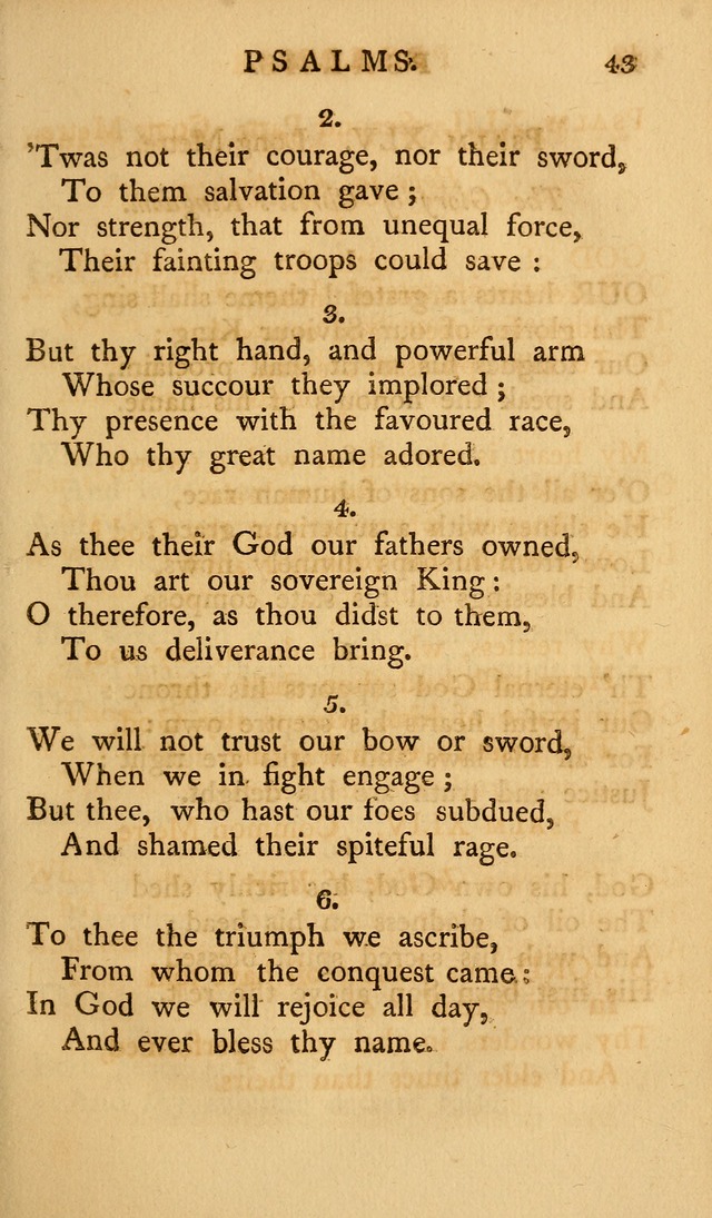 A Collection of Psalms and Hymns for Publick Worship (2nd ed.) page 43