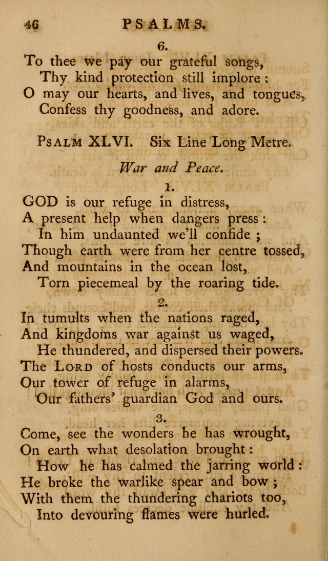 A Collection of Psalms and Hymns for Publick Worship (2nd ed.) page 46