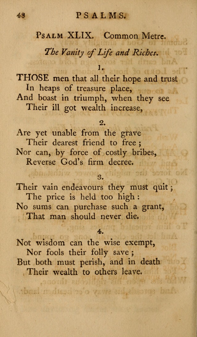 A Collection of Psalms and Hymns for Publick Worship (2nd ed.) page 48