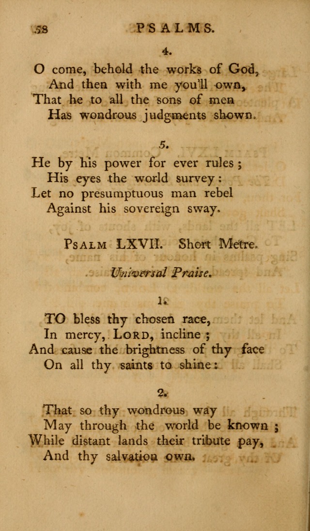 A Collection of Psalms and Hymns for Publick Worship (2nd ed.) page 58