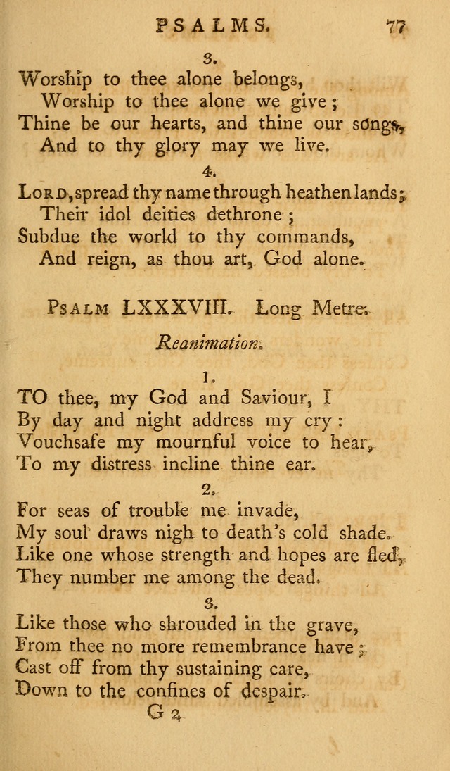 A Collection of Psalms and Hymns for Publick Worship (2nd ed.) page 77