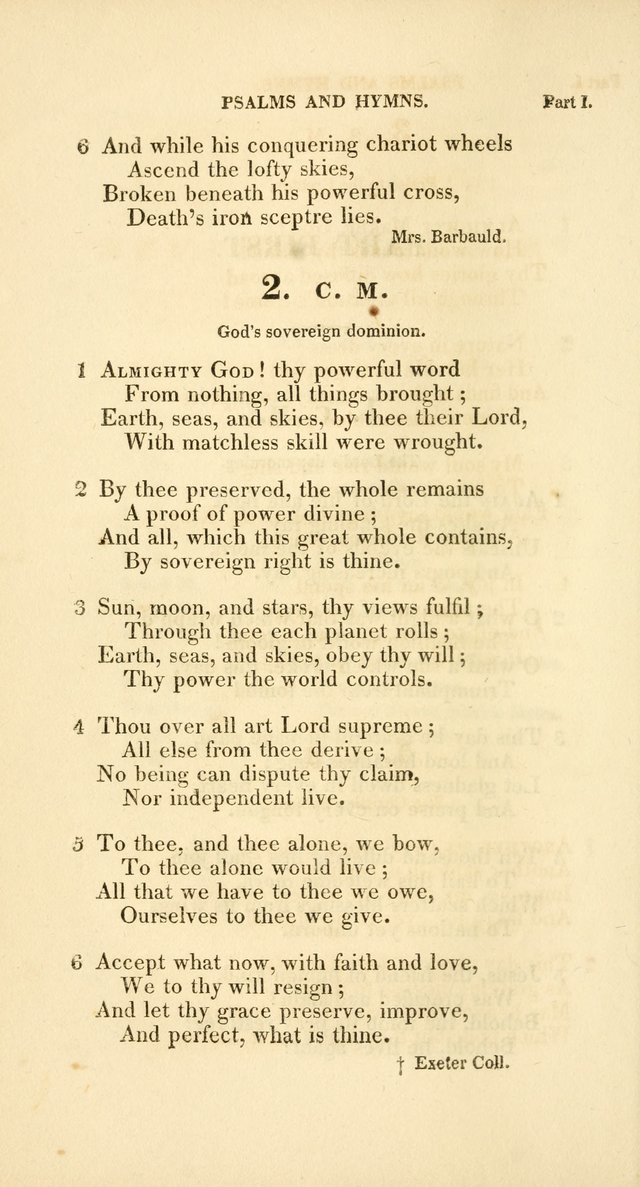 A Collection of Psalms and Hymns, for Social and Private Worship page 15