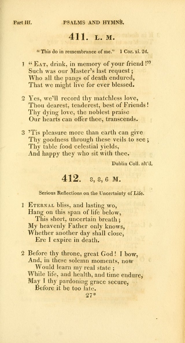 A Collection of Psalms and Hymns, for Social and Private Worship page 322