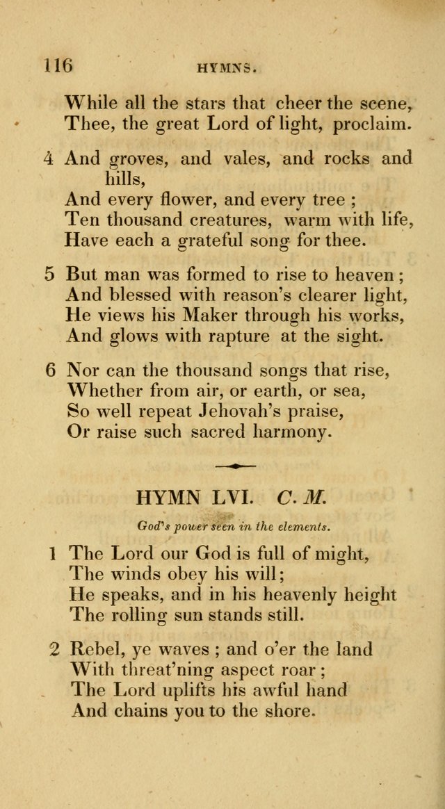 A Collection of Psalms and Hymns for Social and Private Worship page 116