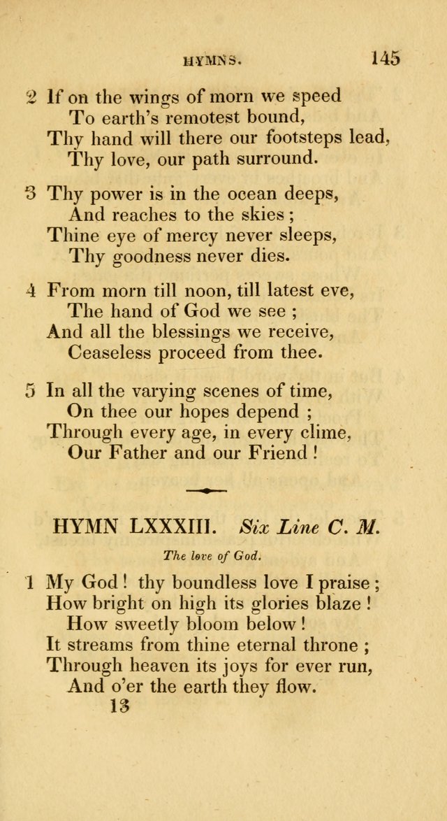 A Collection of Psalms and Hymns for Social and Private Worship page 145