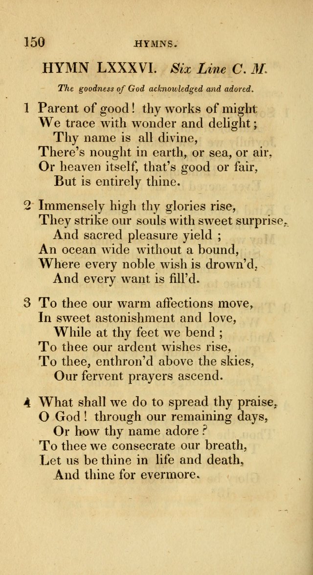 A Collection of Psalms and Hymns for Social and Private Worship page 150