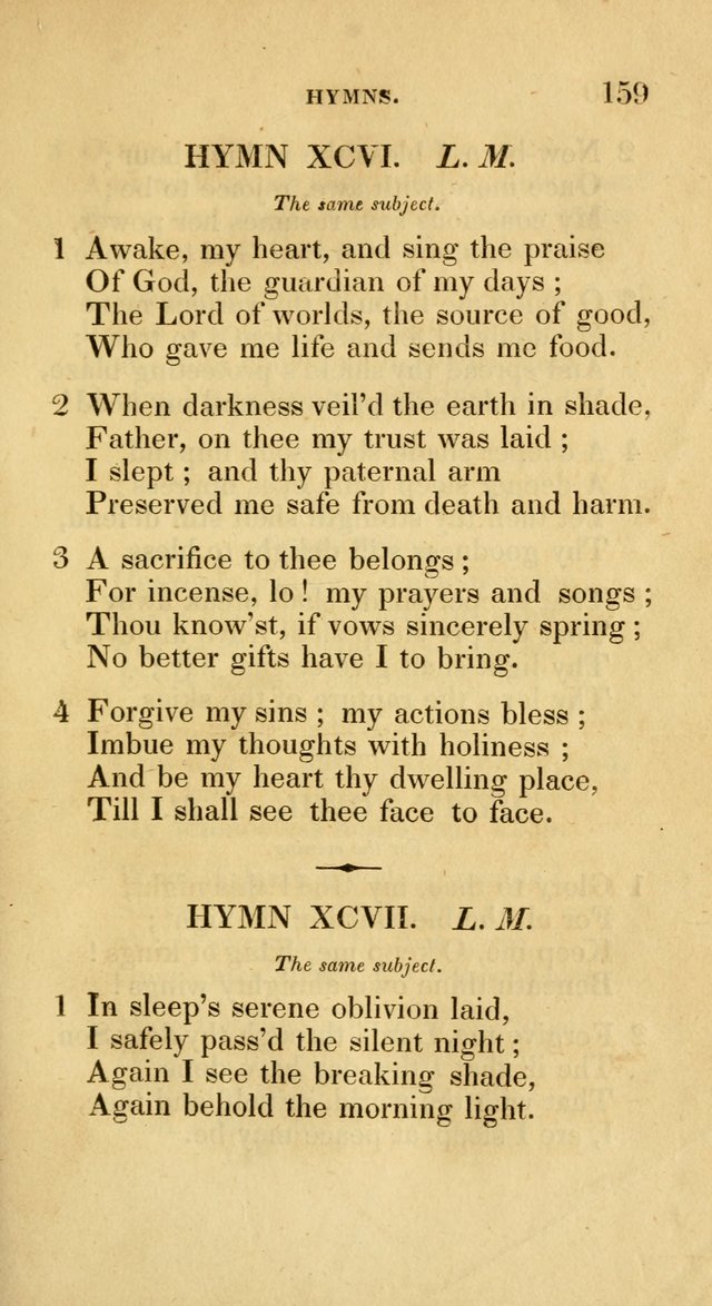 A Collection of Psalms and Hymns for Social and Private Worship page 159