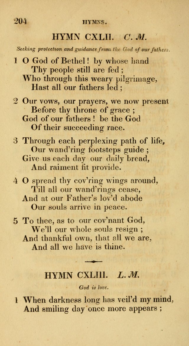 A Collection of Psalms and Hymns for Social and Private Worship page 204