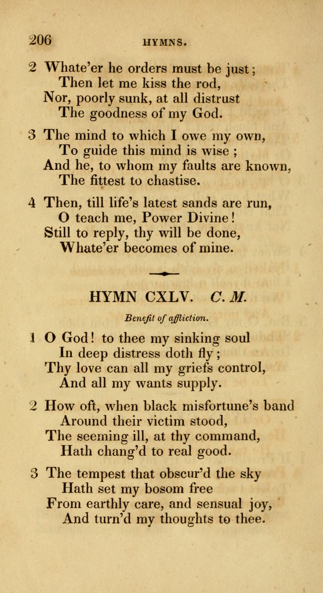 A Collection of Psalms and Hymns for Social and Private Worship page 206