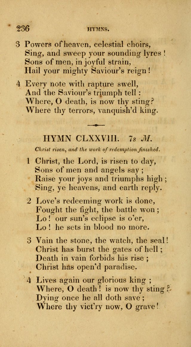 A Collection of Psalms and Hymns for Social and Private Worship page 236