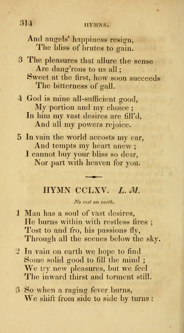 A Collection of Psalms and Hymns for Social and Private Worship page 314