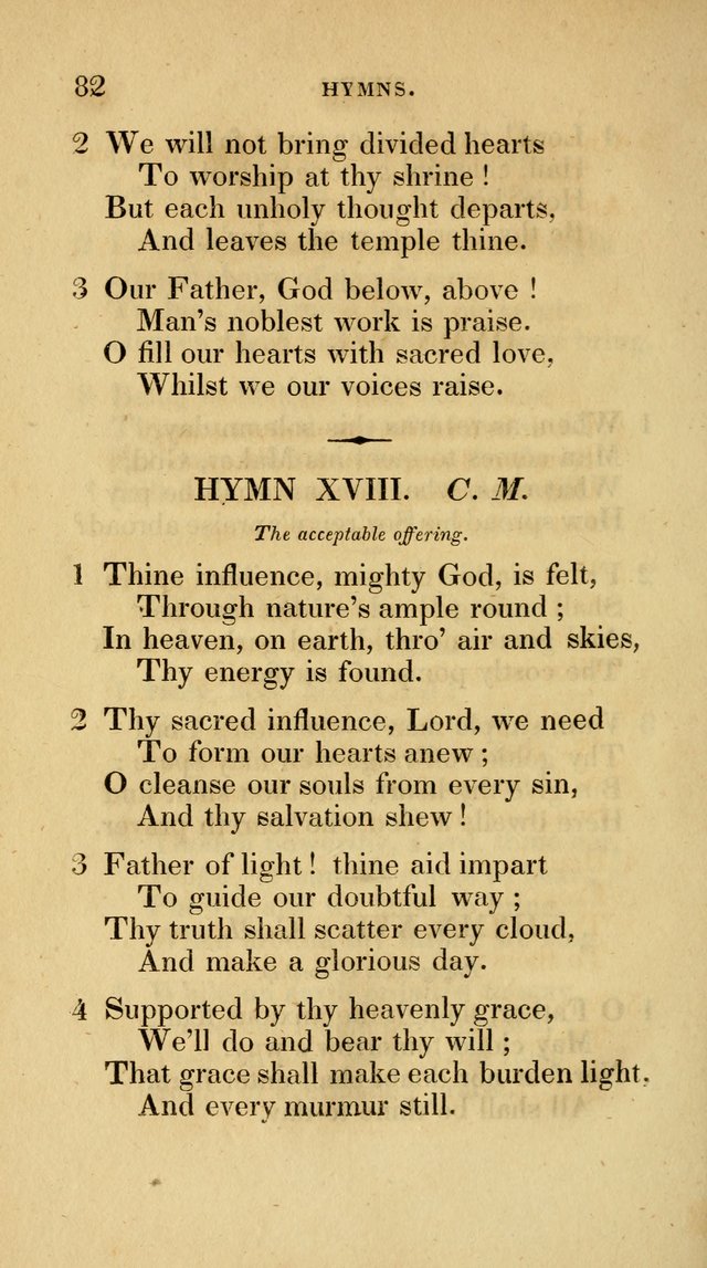 A Collection of Psalms and Hymns for Social and Private Worship page 82