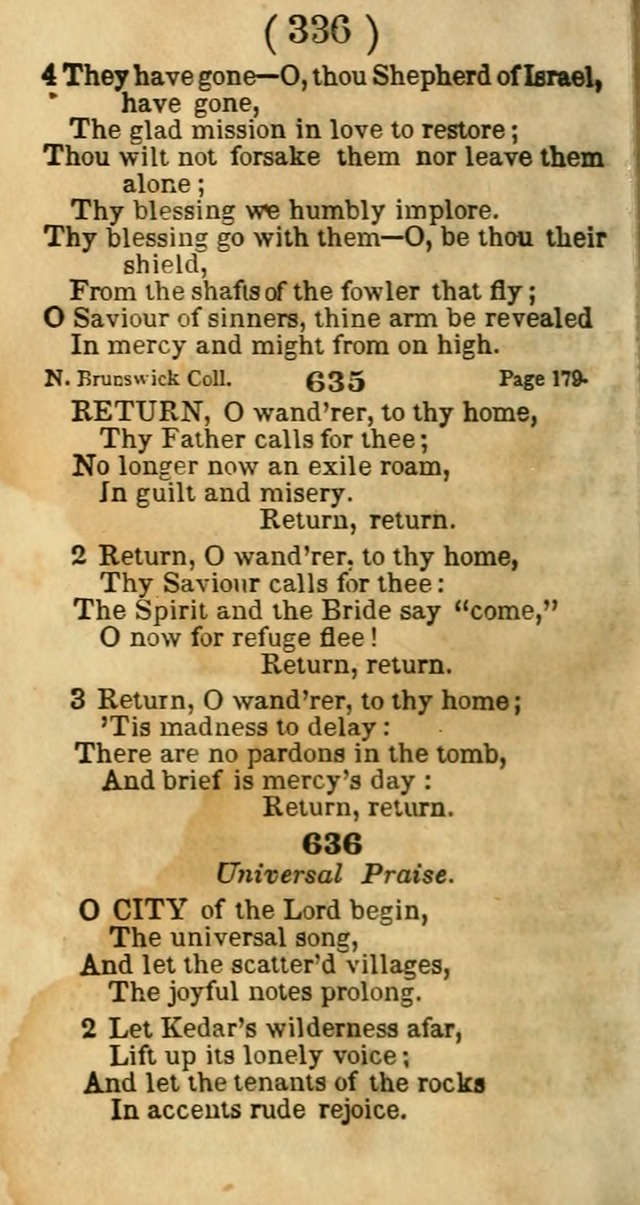 A Collection of Psalms, Hymns, and Spiritual Songs: with the music of Mason