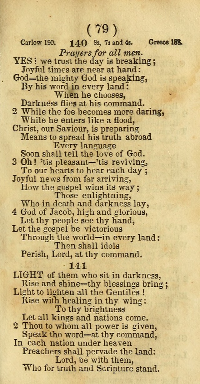 A Collection of Psalms, Hymns, and Spiritual Songs: with the music of Mason