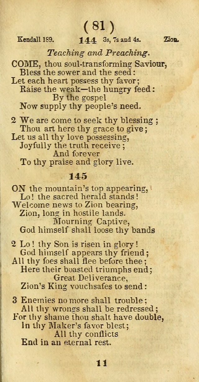 A Collection of Psalms, Hymns, and Spiritual Songs: with the music of Mason