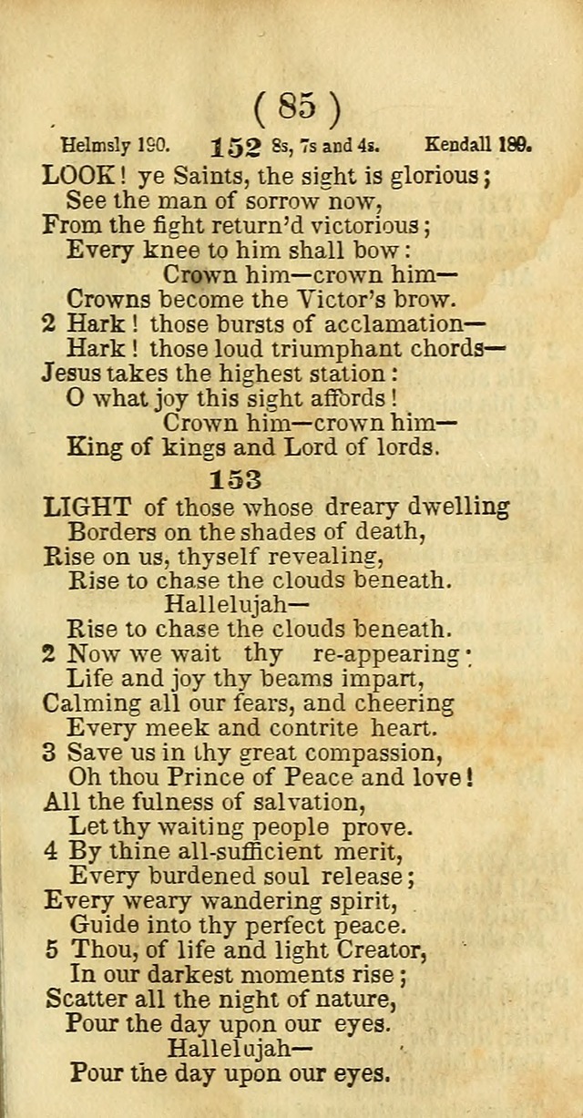 A Collection of Psalms, Hymns, and Spiritual Songs: with the music of Mason