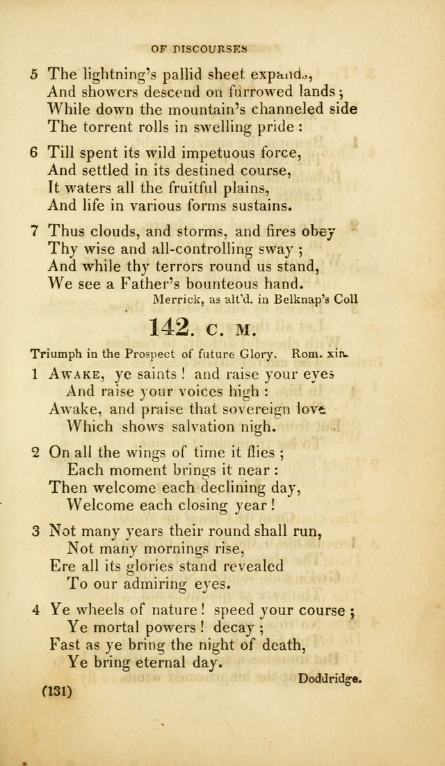 A Collection of Psalms and Hymns, for Social and Private Worship (Rev. ed.  with supplement) page 132