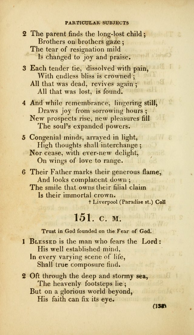 A Collection of Psalms and Hymns, for Social and Private Worship (Rev. ed.  with supplement) page 139