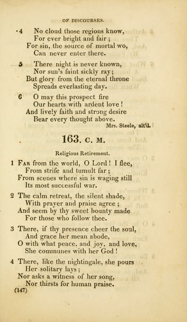 A Collection of Psalms and Hymns, for Social and Private Worship (Rev. ed.  with supplement) page 148