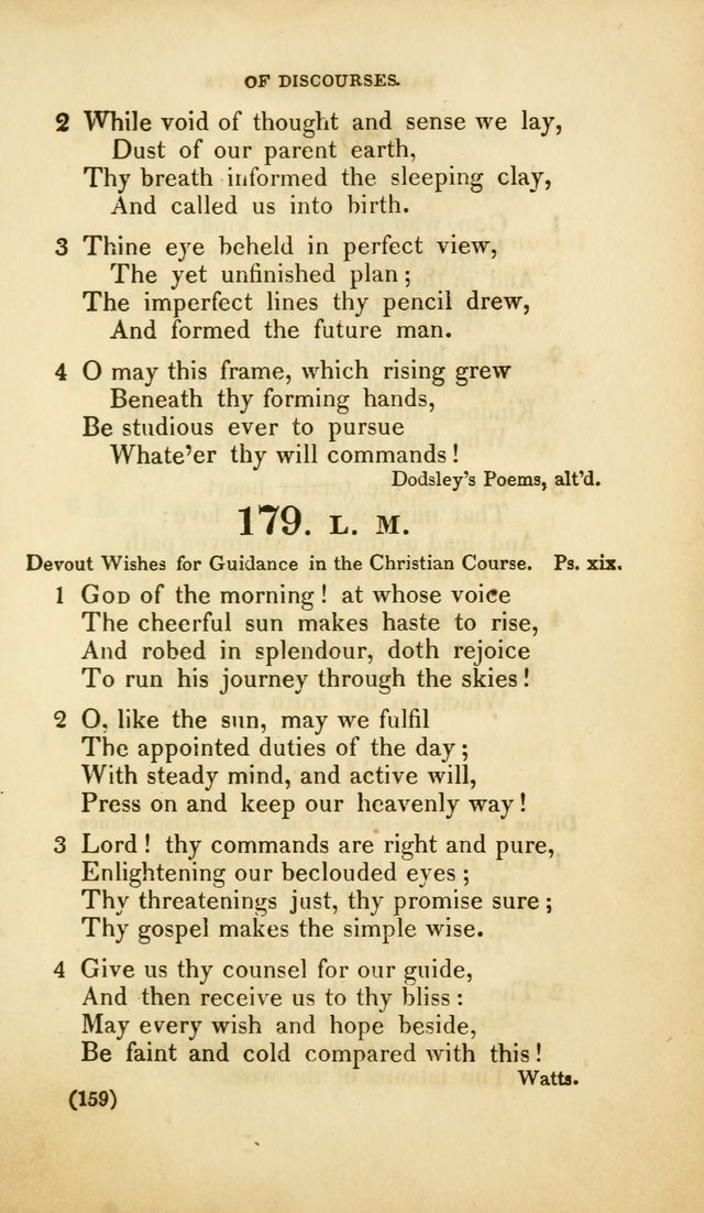 A Collection of Psalms and Hymns, for Social and Private Worship (Rev. ed.  with supplement) page 160