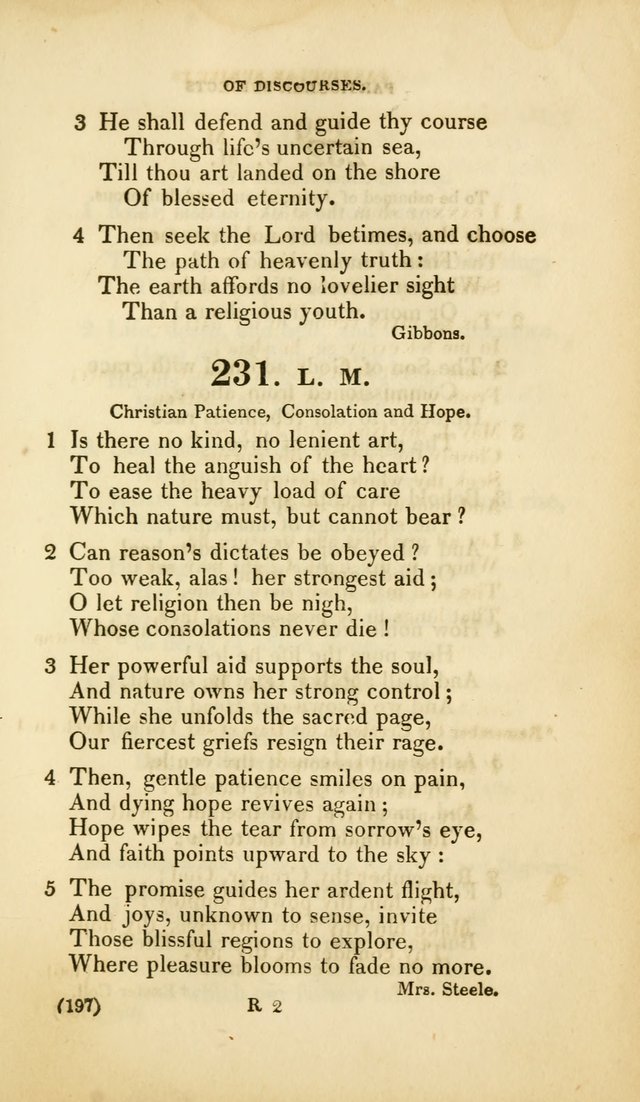 A Collection of Psalms and Hymns, for Social and Private Worship (Rev. ed.  with supplement) page 198