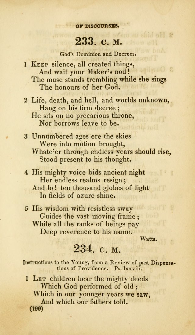 A Collection of Psalms and Hymns, for Social and Private Worship (Rev. ed.  with supplement) page 200