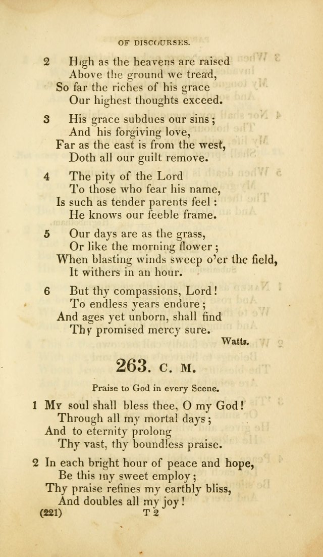 A Collection of Psalms and Hymns, for Social and Private Worship (Rev. ed.  with supplement) page 222