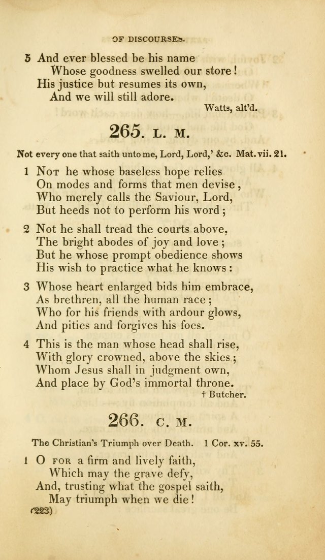 A Collection of Psalms and Hymns, for Social and Private Worship (Rev. ed.  with supplement) page 224