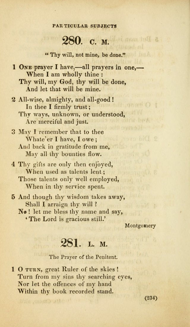 A Collection of Psalms and Hymns, for Social and Private Worship (Rev. ed.  with supplement) page 235