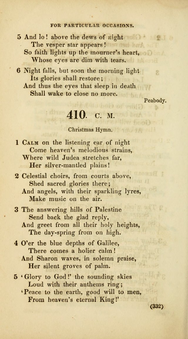 A Collection of Psalms and Hymns, for Social and Private Worship (Rev. ed.  with supplement) page 333