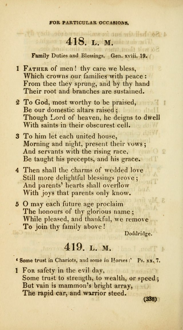 A Collection of Psalms and Hymns, for Social and Private Worship (Rev. ed.  with supplement) page 339