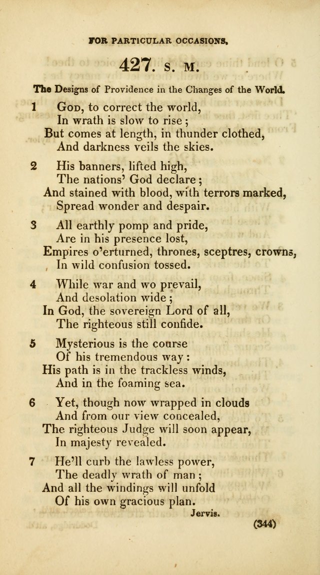 A Collection of Psalms and Hymns, for Social and Private Worship (Rev. ed.  with supplement) page 345