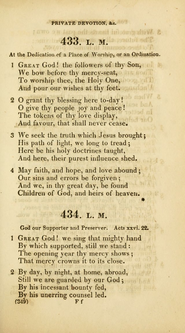 A Collection of Psalms and Hymns, for Social and Private Worship (Rev. ed.  with supplement) page 350